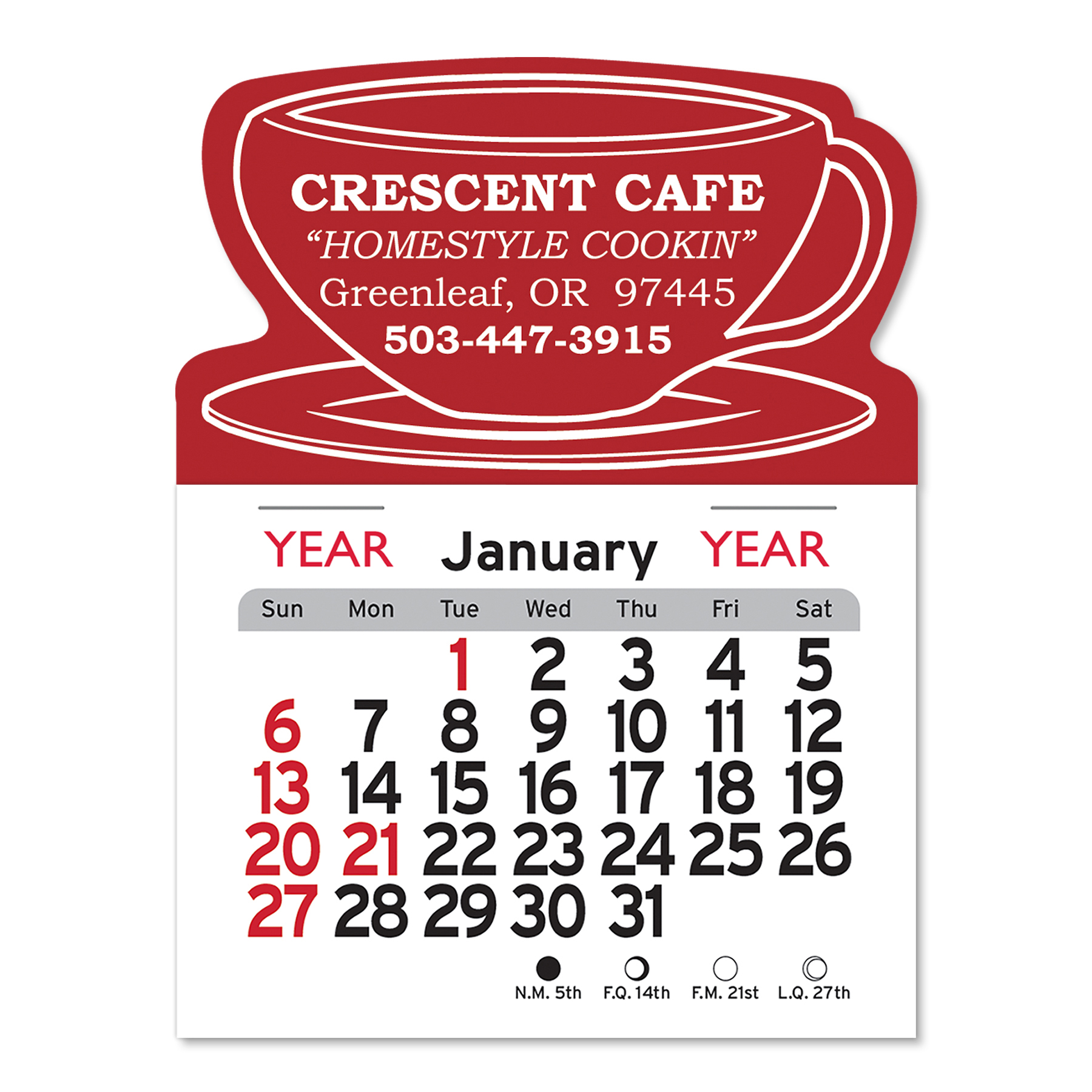 1045 - Adhesive Peel-N-Stick® - Coffee Cup