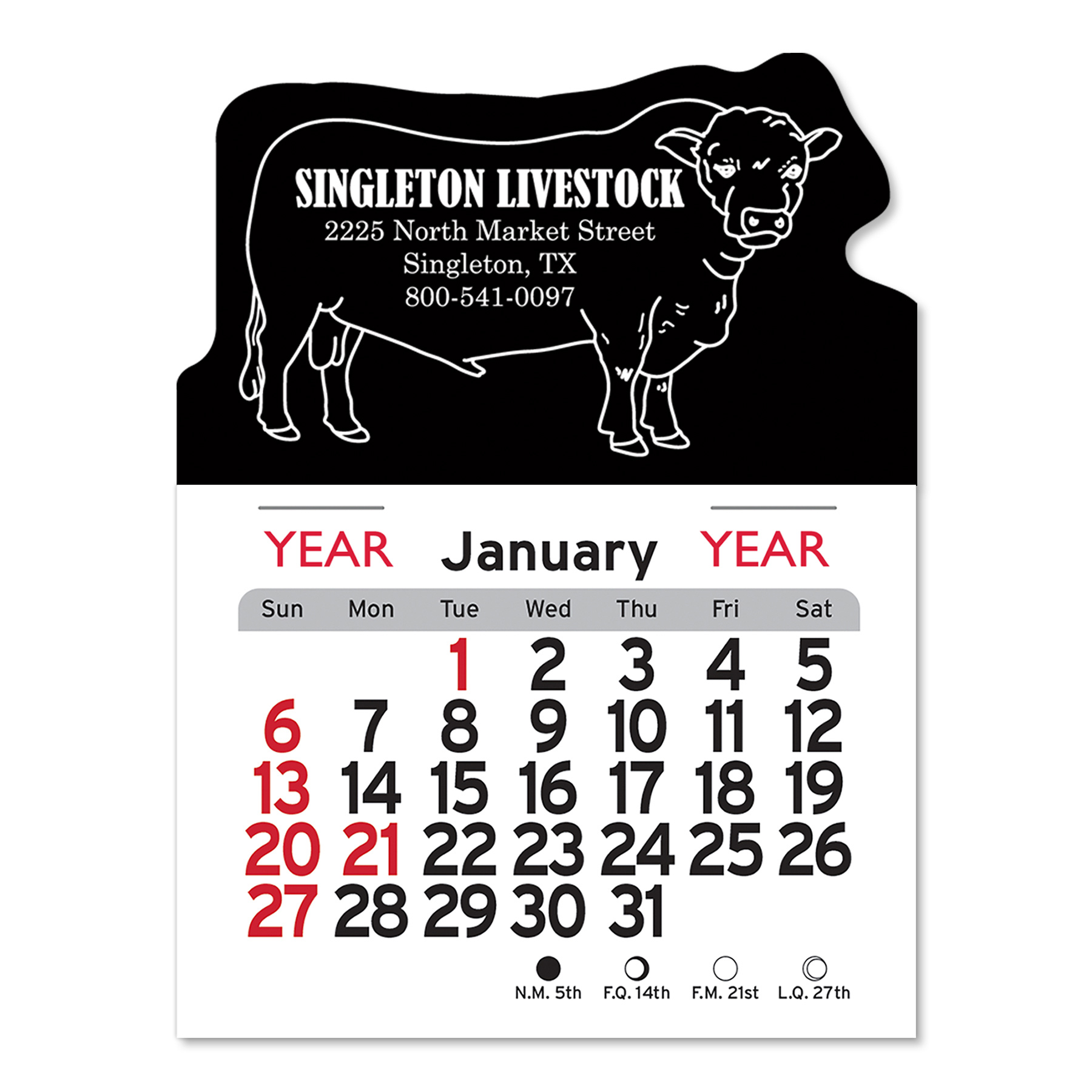 1182 - Adhesive Peel-N-Stick® - Bull