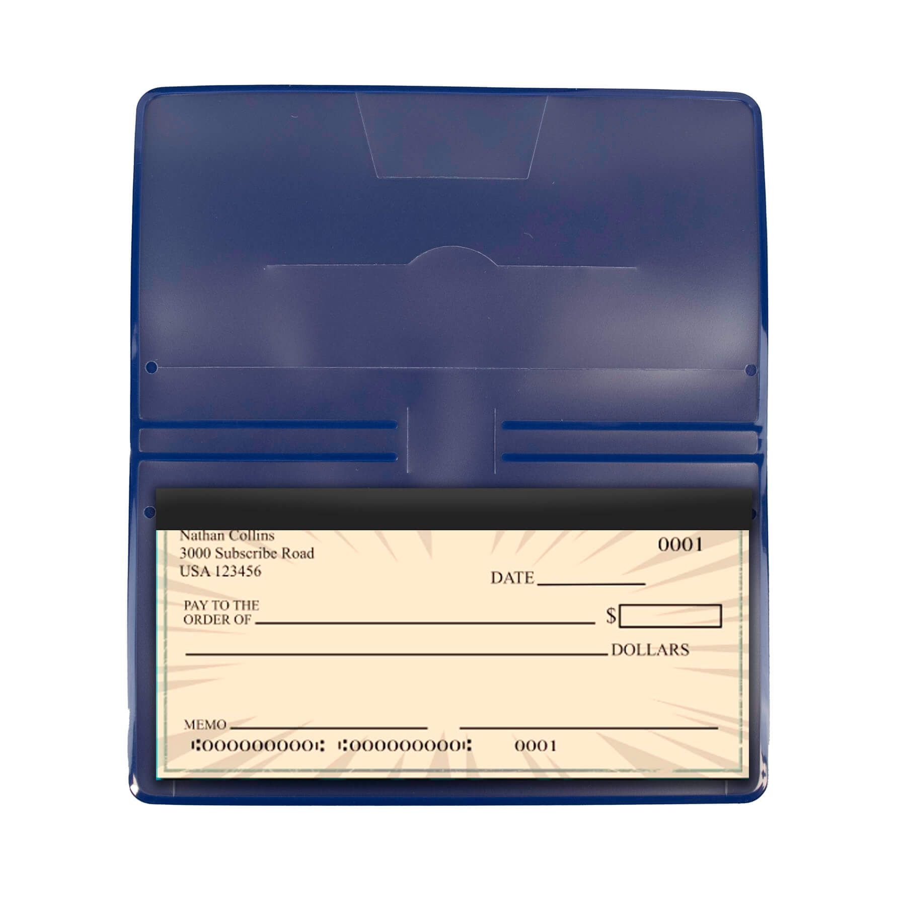 Checkbook Cover - Fey Promo
