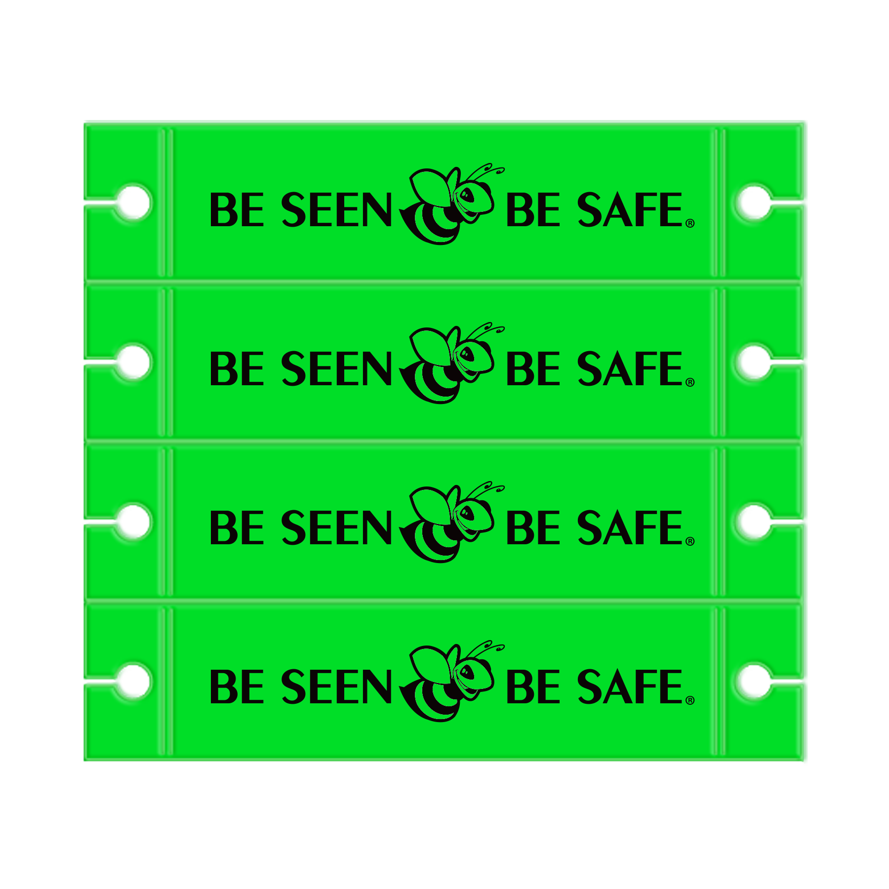 Be Seen. Be Safe® Stock Art