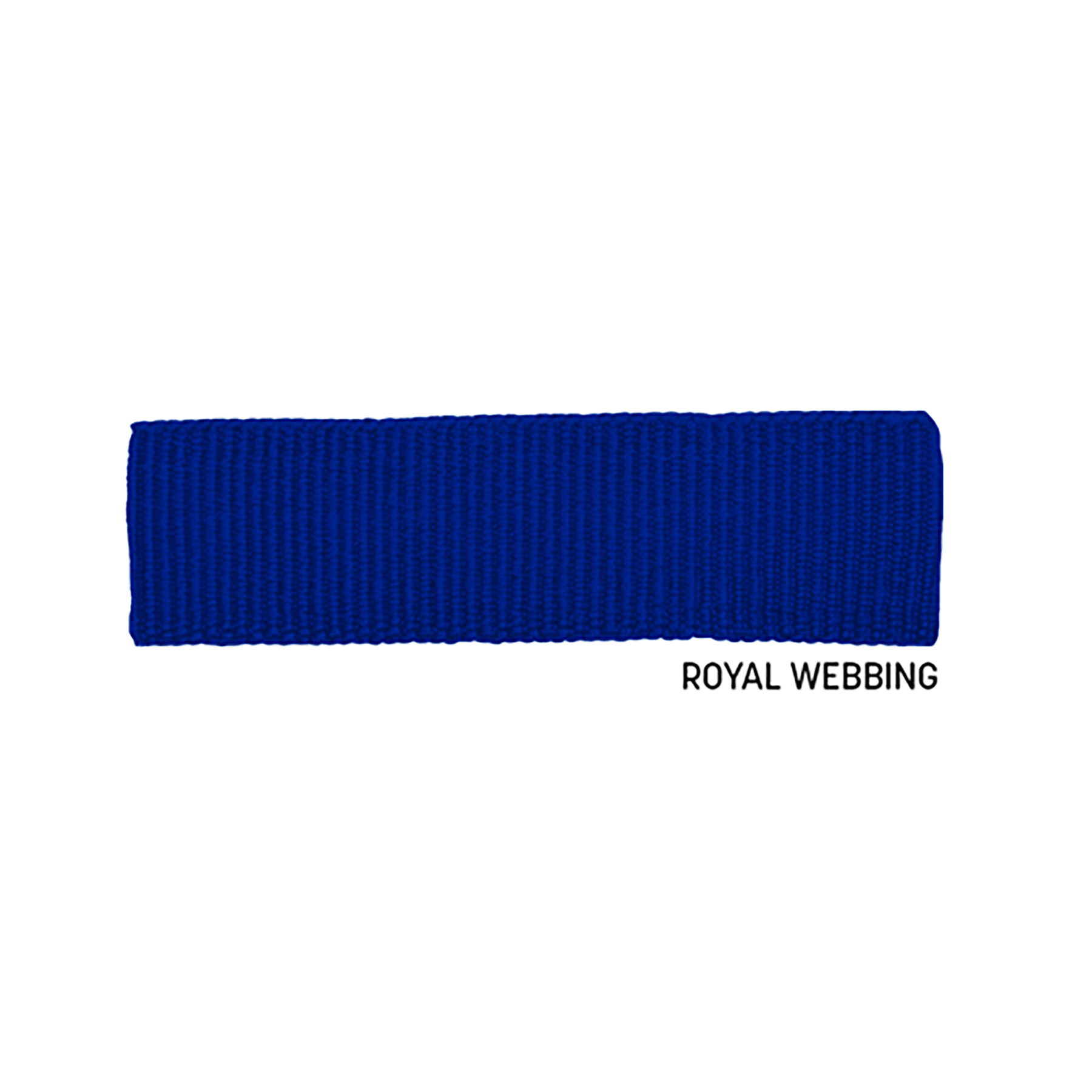 Royal Webbing Blank - Closest to PMS 280