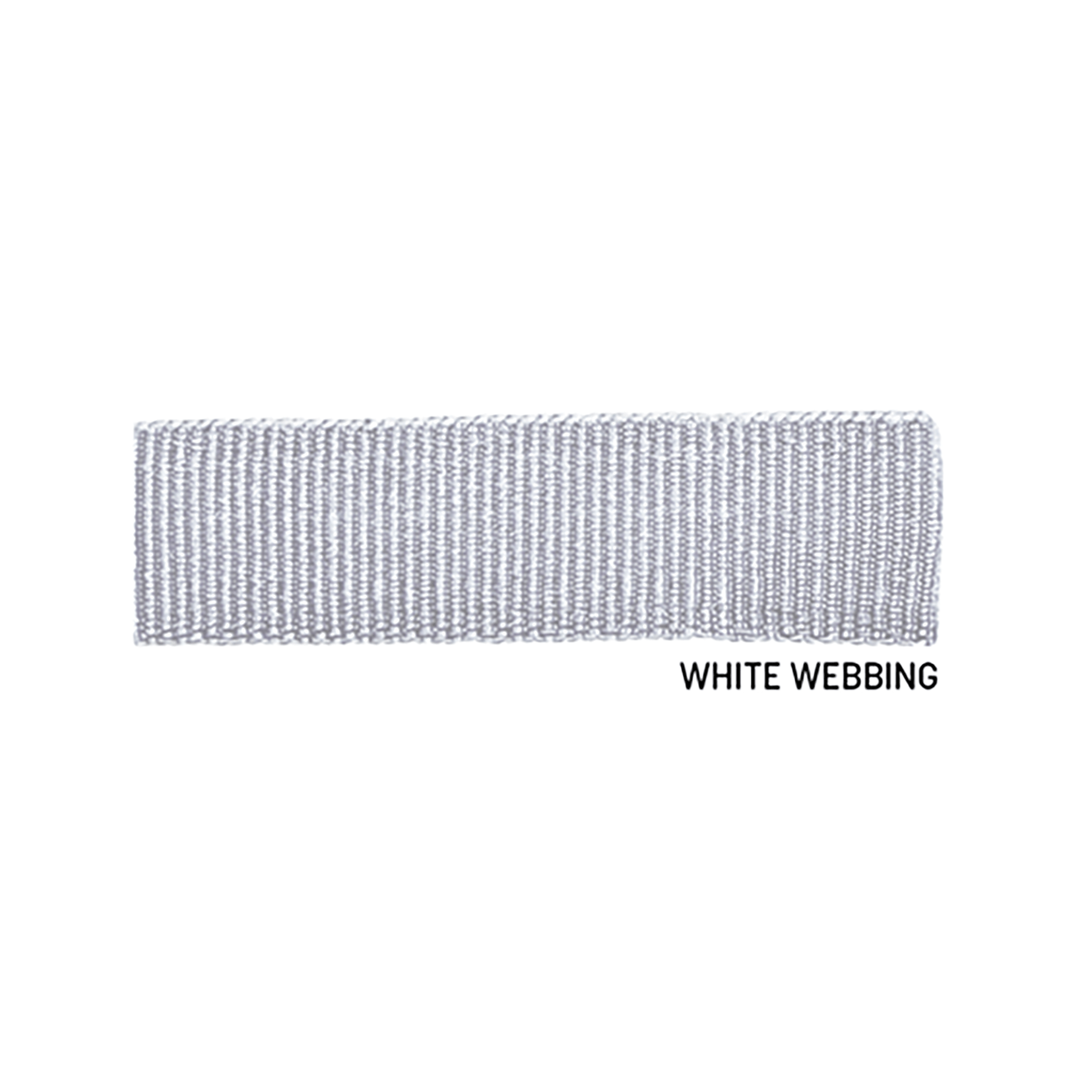 White Webbing Blank