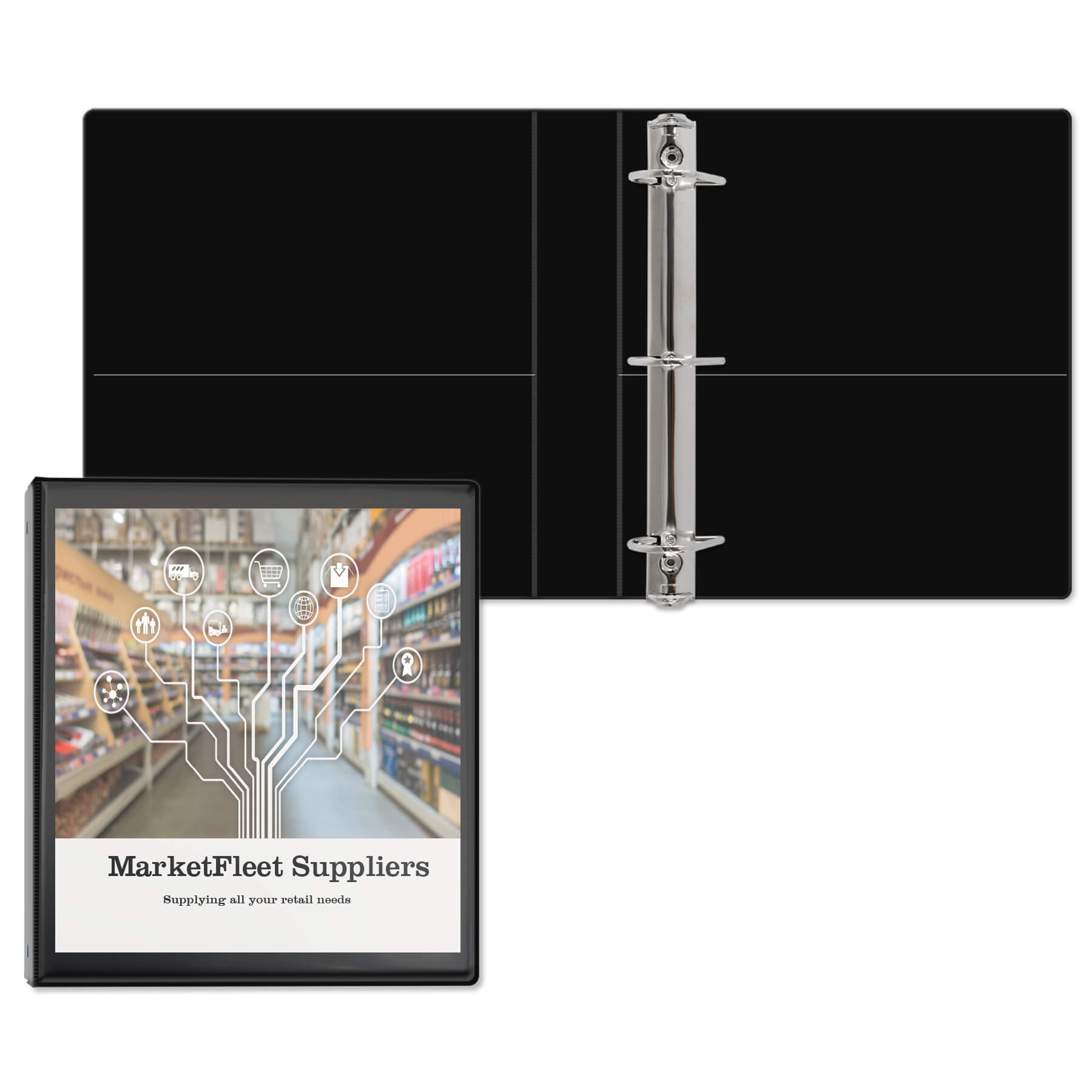 2915F40 - 1 1/2" Entrapment Angle D Ring Binder