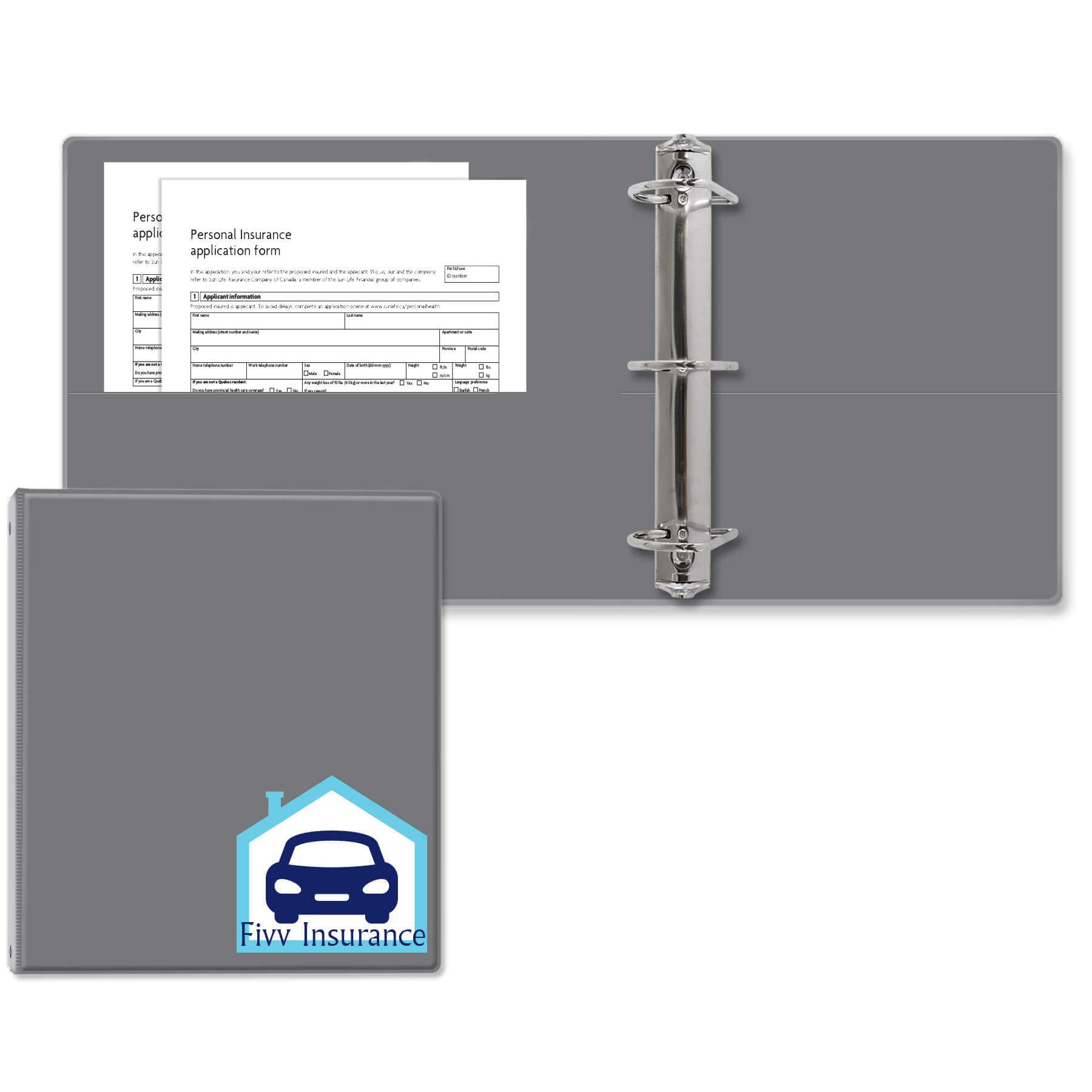 2917F20 - 2 1/2" Classic Angle D Ring Binder