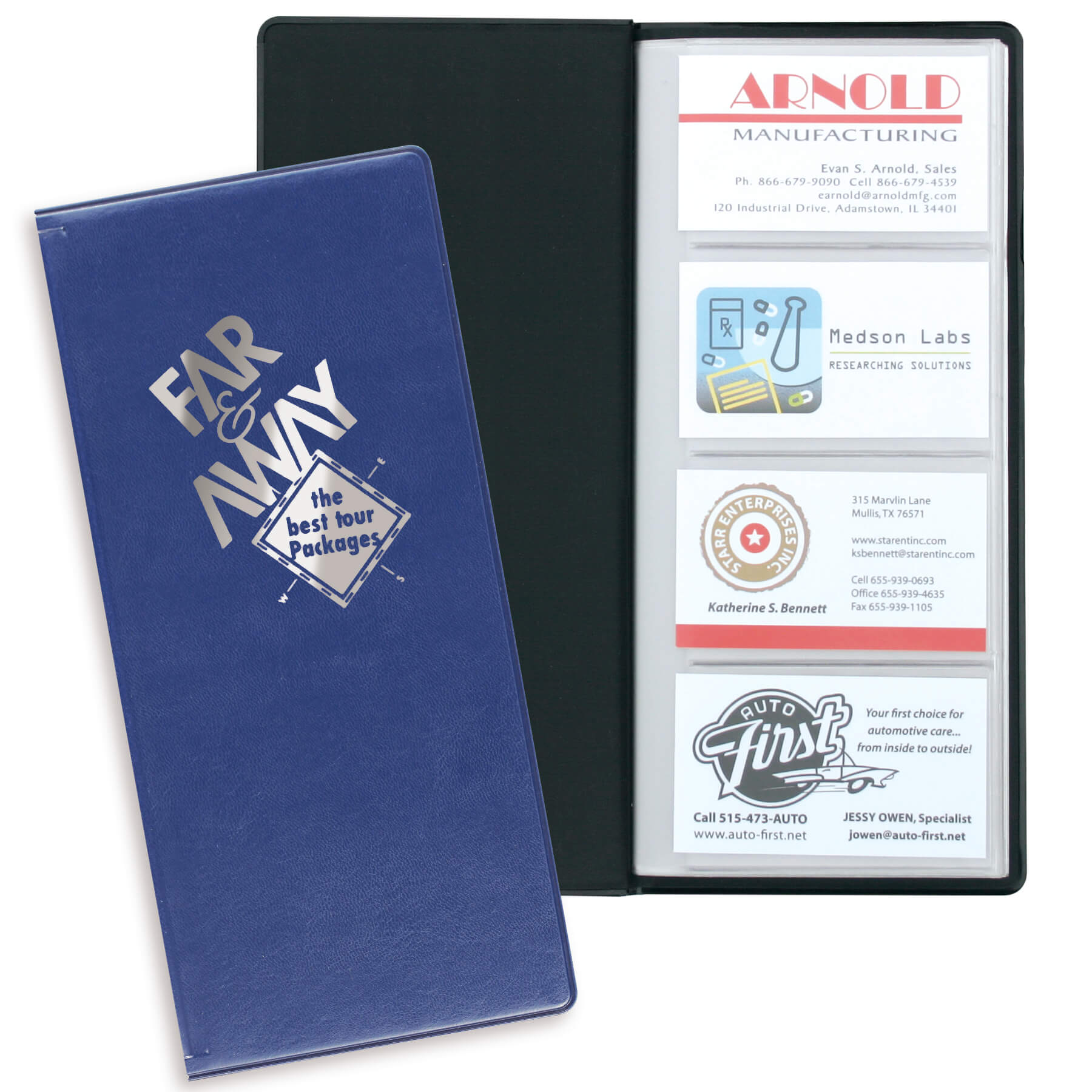 4509F30 - Executive Business Card Holder - 96 Cards