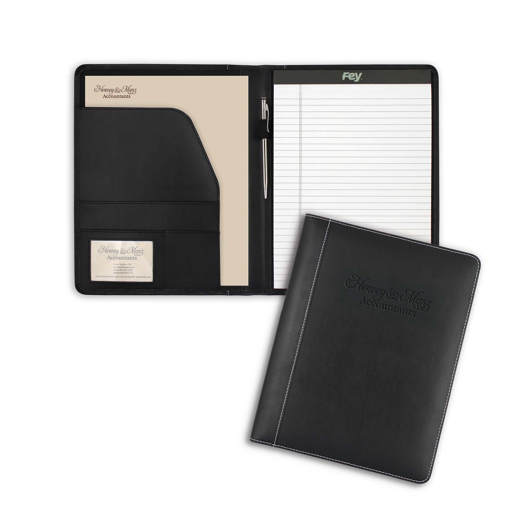 8064 - Vintage Leather Writing Pad