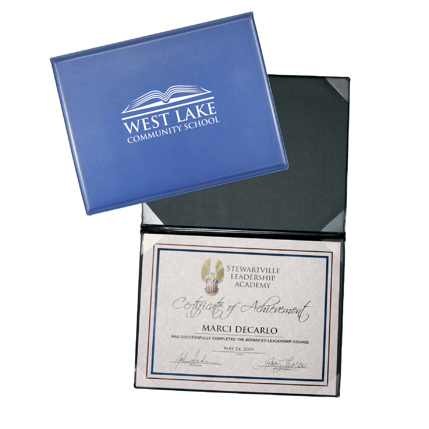 F1404 - Deluxe Certificate/Diploma Holders - 8 Corners