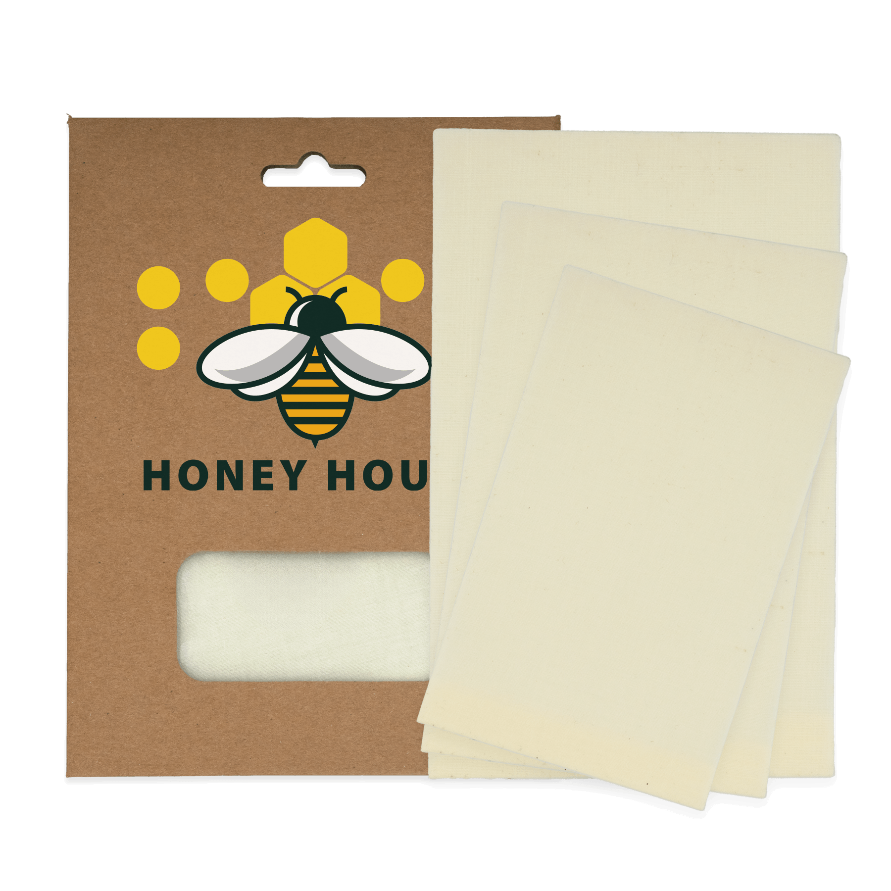 Beeswax Reusable Wrap 3-Piece Set