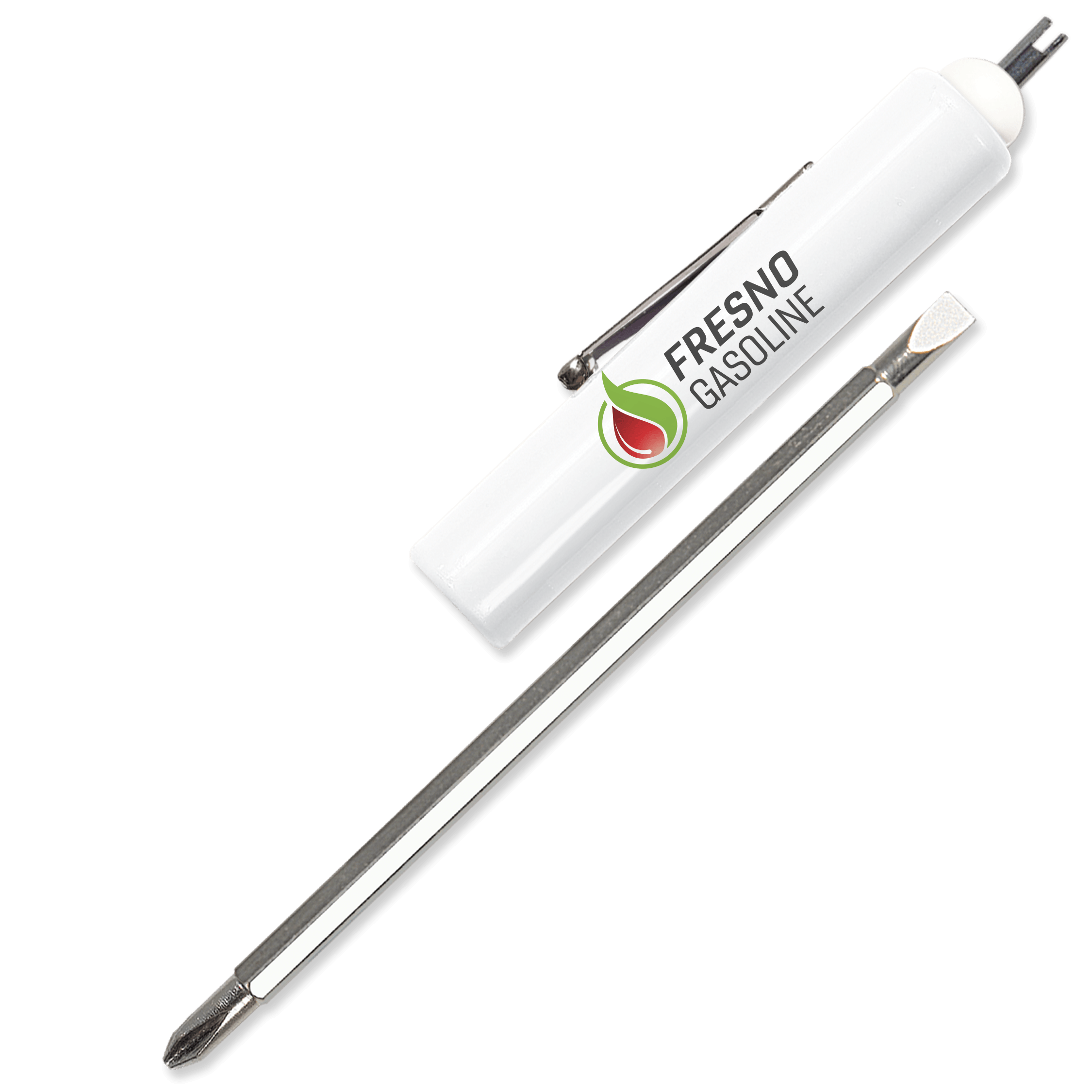 Jumbo Pocket Screwdriver Reversible Flat Blade + Valve St FC