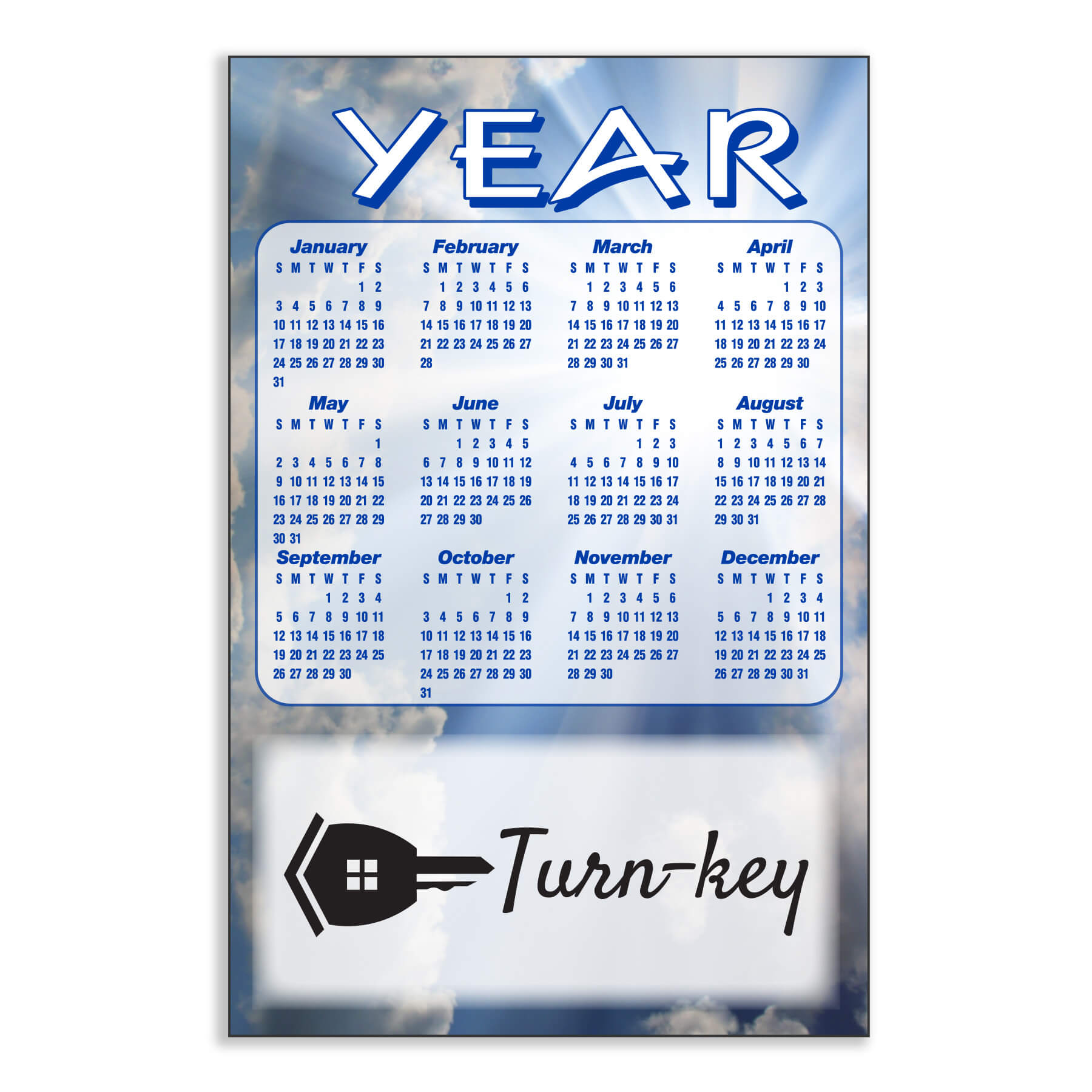 MG21300 - XL Magnetic Calendars