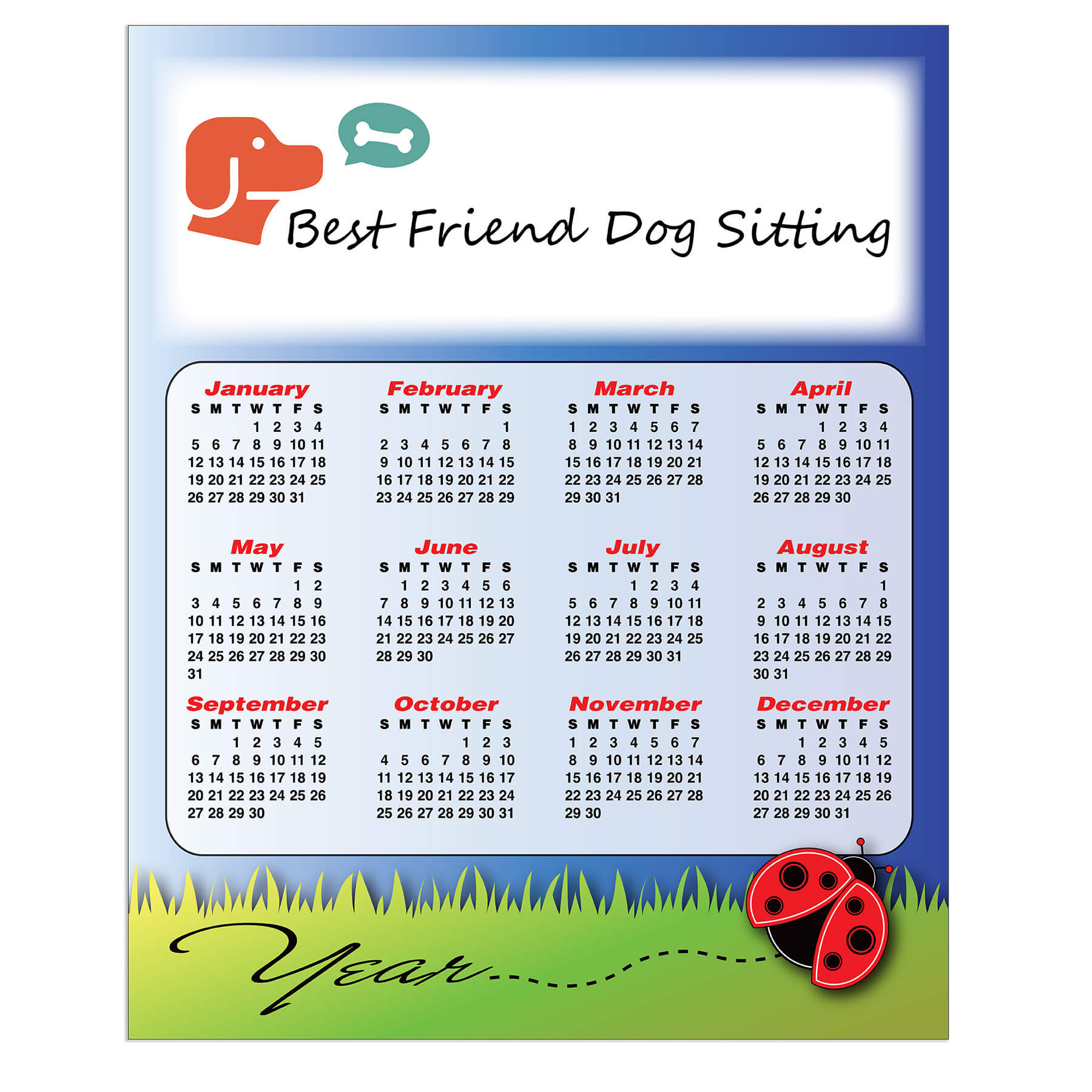 MG21400 - XXL Magnetic Calendars