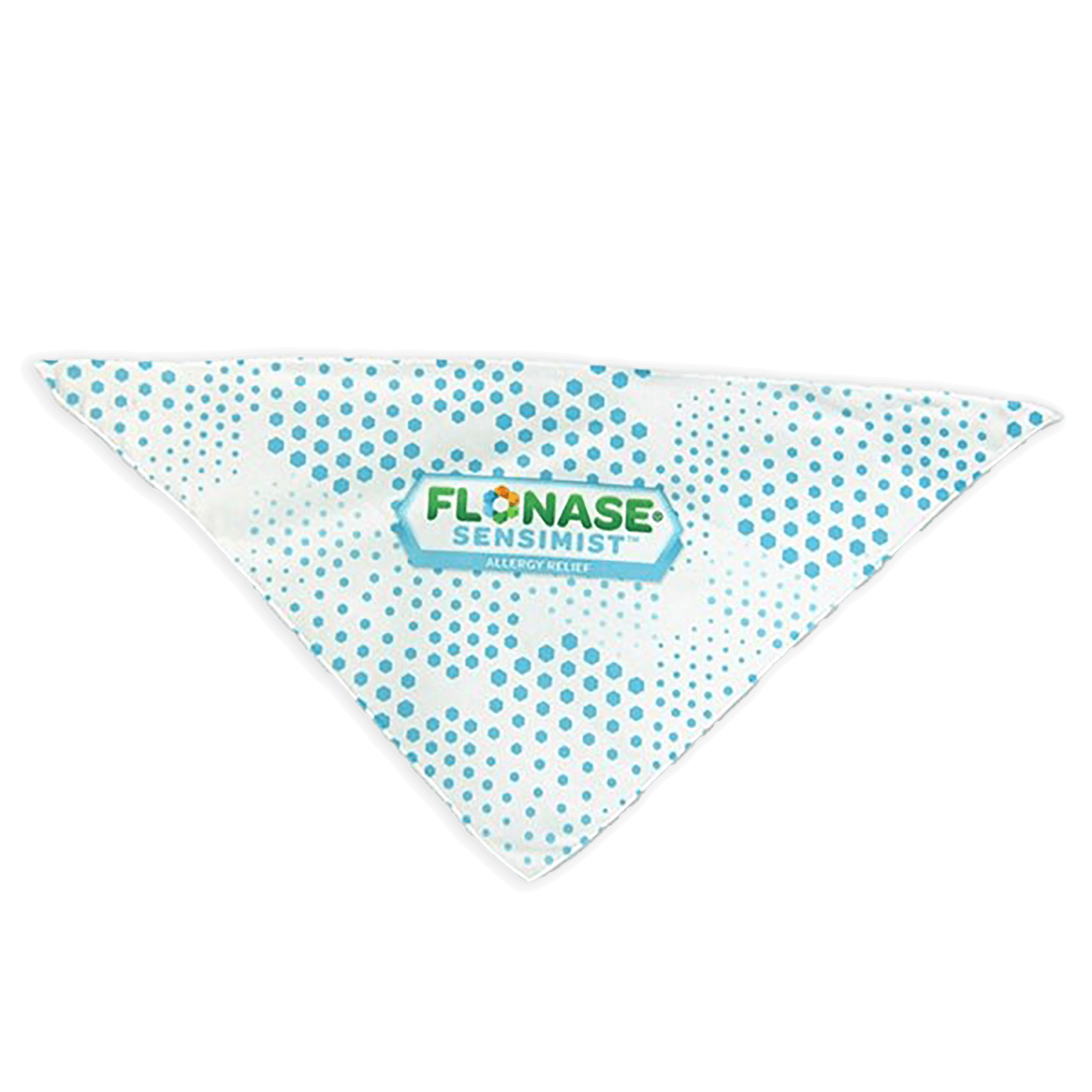 Small Full Color Sublimated Triangle Pet Bandana